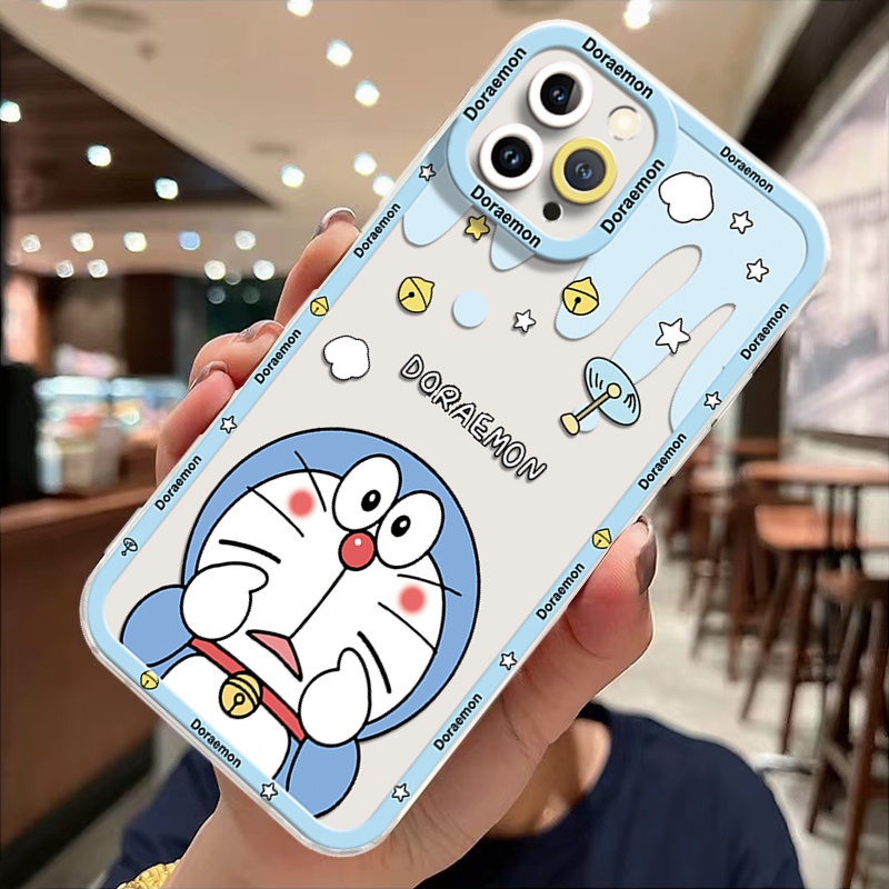 Ốp Điện Thoại TPU Mềm Trong Suốt Chống Sốc In Họa Tiết Hoạt Hình Cho IPhone 14 13 12 Pro X XR XS Max 6 6S 7 8 Plus