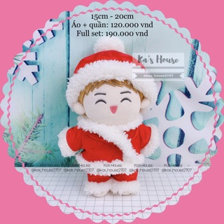 {20cm} set thổ cẩm, set quần áo mũ