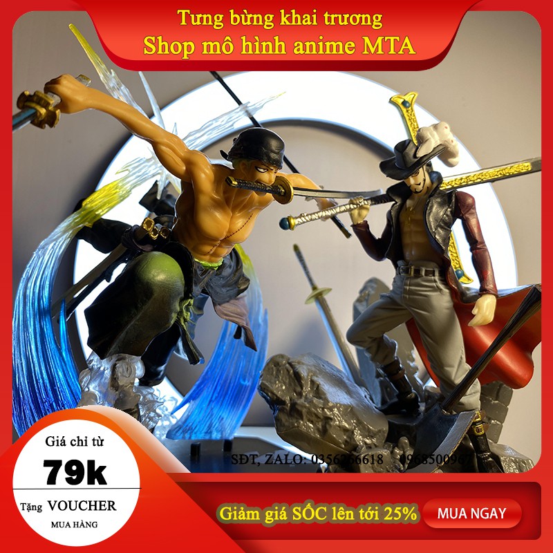 Mô hình One Piece Tổng Hợp Luffy, Shank, Zoro, Sanji, siêu ngầu, siêu chất. MUA 1 TẶNG 1 Voucher