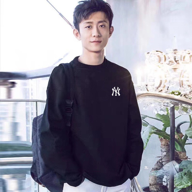 HOT Áo sweater mlp NY nỉ cotton hàn quốc full size đến xxl trắng đen