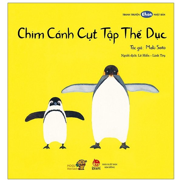 Sách Ehon - Mọt Sách Mogu - Chim Cánh Cụt Tập Thể Dục (Tái Bản)