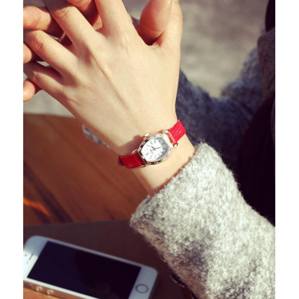 [QUÁ ĐẸP] ĐỒNG HỒ NỮ DÂY DA YUHAO MẶT CHỮ NHẬT NHỎ NHẮN CỰC ĐẸP | BigBuy360 - bigbuy360.vn