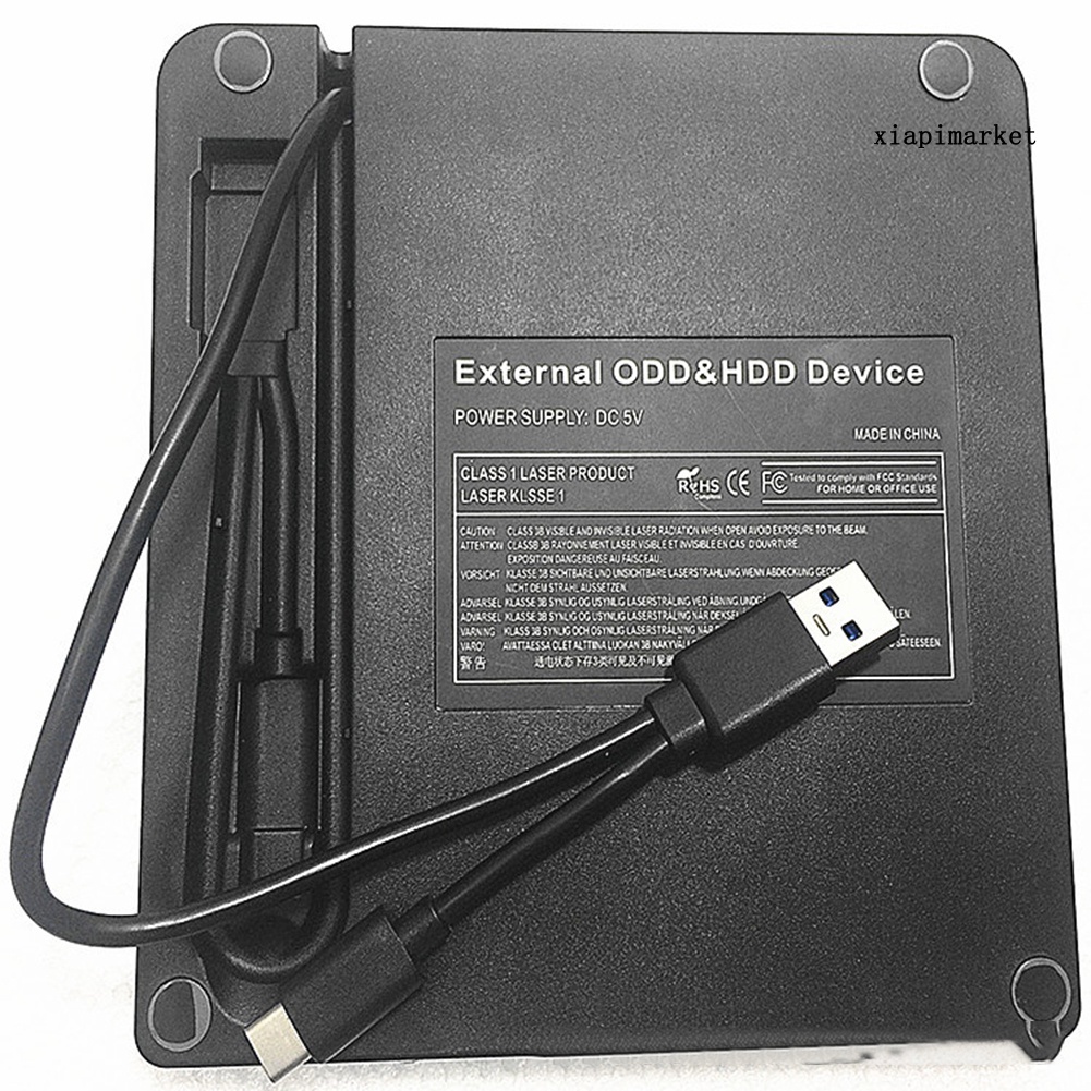 LOP_Portable USB 3.0 Type-c External DVD Player Optical Drive for Computers Laptop