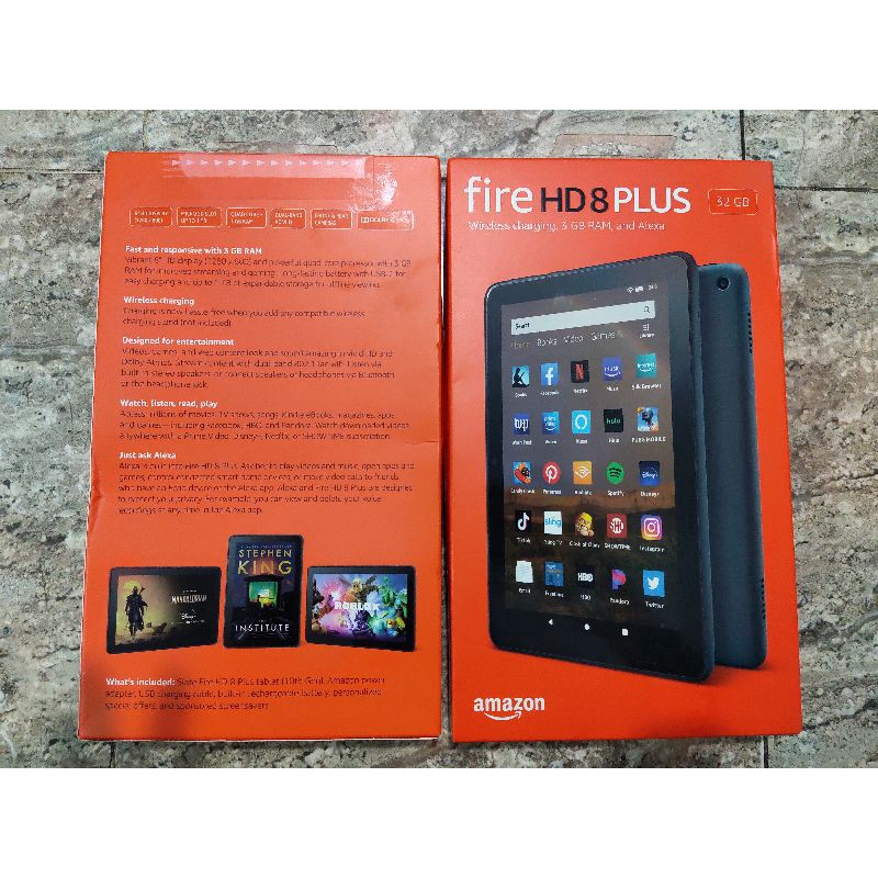 Máy tính bảng Amazon Fire HD 8 PLUS 2021 3GB Ram/Cpu 8 Nhân/HD | Phiên Bản Nâng Cấp Mới Nhất 2020 | Mới Nguyên Seal | BigBuy360 - bigbuy360.vn