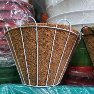 Chậu ốp tường sơ dừa size lớn 30cm