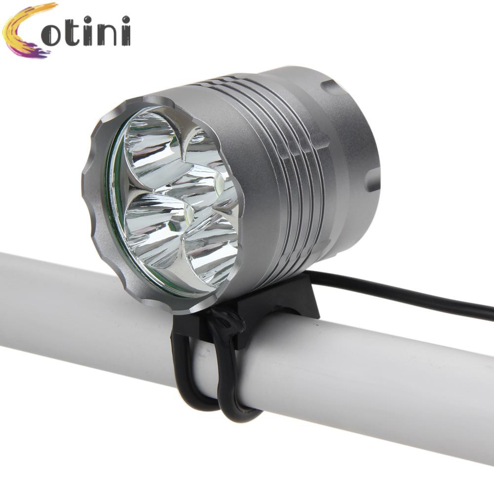 Bộ 5 Đèn Pha Trước Cho Xe Đạp Cree Xm-L U2 Led 8000lm-120901