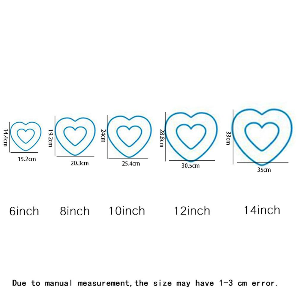 AUGUSTINA Khuôn Nhựa Làm Bánh Sinh Nhật / Valentine