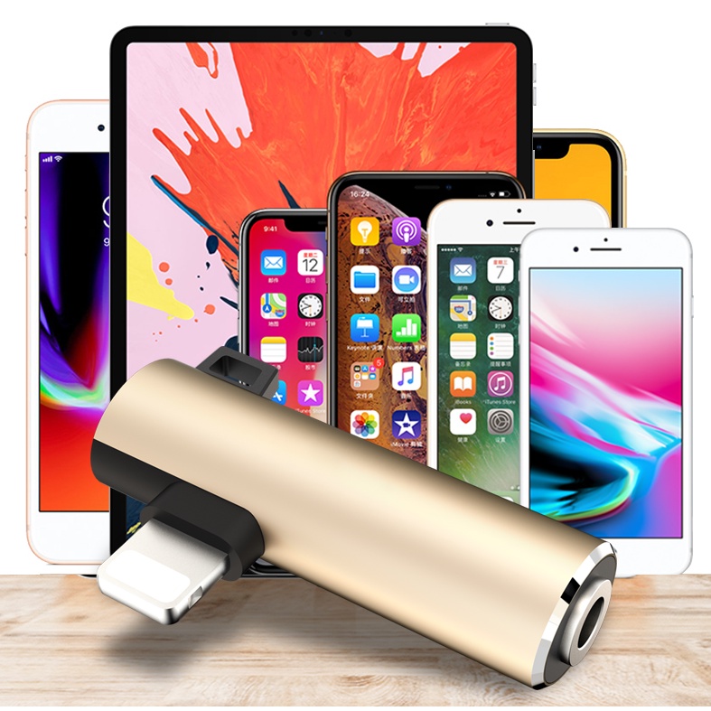 Dây Cáp Chuyển iPhone Lightning Sang 1 Chuôi Sạc Lightning 1 Chuôi Tai Nghe 3.5 Kết Nối Tự Động BYZ BC-013i