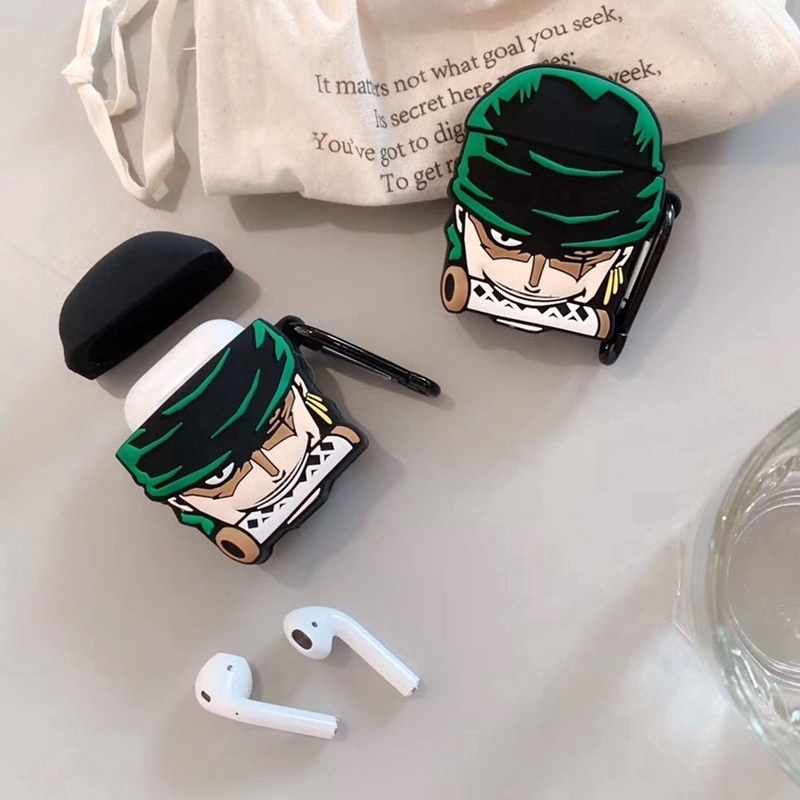 Hộp Đựng Bảo Vệ Tai Nghe Airpods 1 / 2 Họa Tiết One Piece 3d Độc Đáo