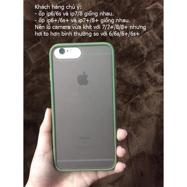 [iPhone] ỐP NHÁM CHỐNG SOCK , VA ĐẬP , BÁM VÂN TAY MÀU SẮC THỜI TRANG CHO IPHONE 6 6plus 7 7plus 8 8plus X Xr XsMax 11 | BigBuy360 - bigbuy360.vn