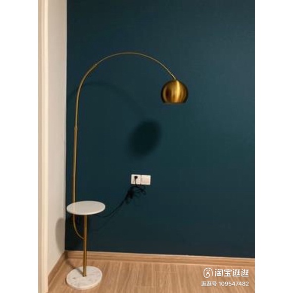 Đèn cây luxury cần cong, đèn góc, đèn sofa đèn trang trí Ân Ân