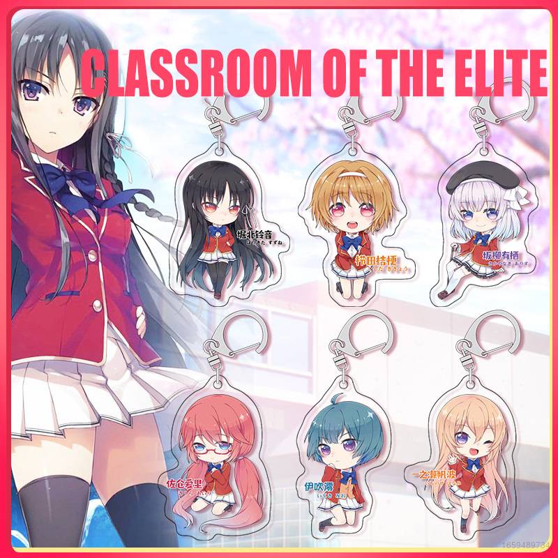 B & M Classroom of the Elite Móc Chìa Khóa Bằng Acrylic Mặt Hình Anime  Kiyotaka