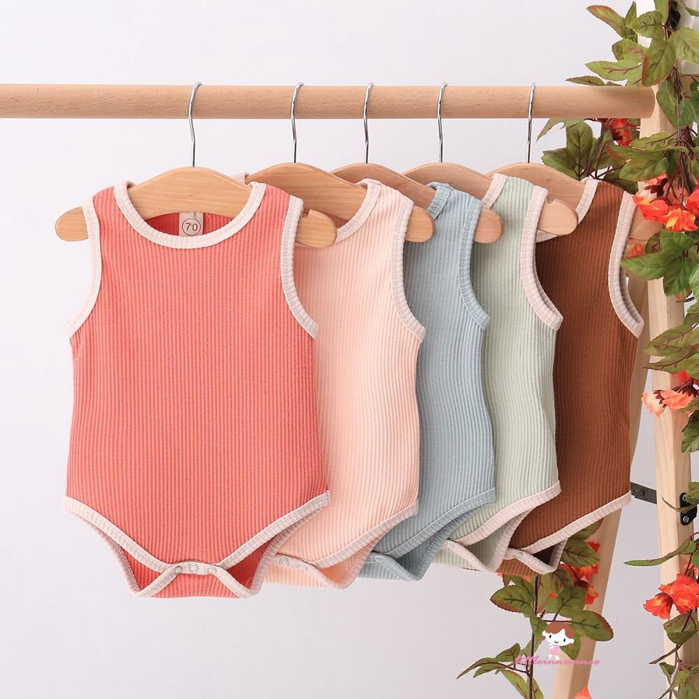 Bodysuit Không Tay Kẻ Sọc Cho Bé