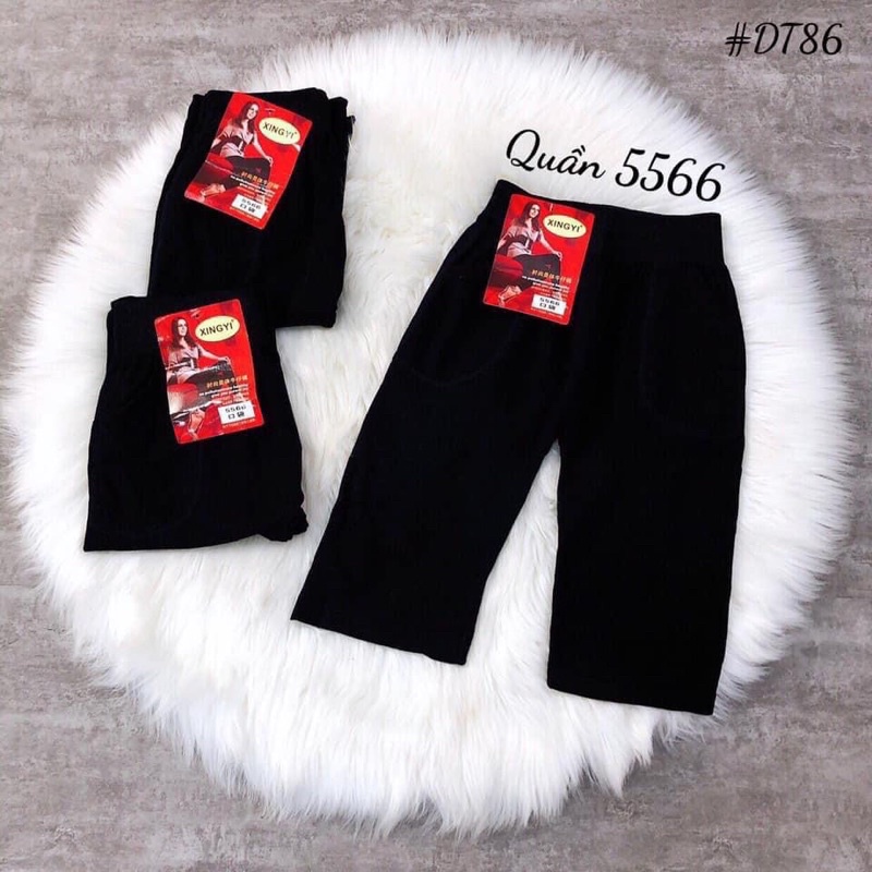 Quần Legging 5566 ngang gối co giãn | BigBuy360 - bigbuy360.vn