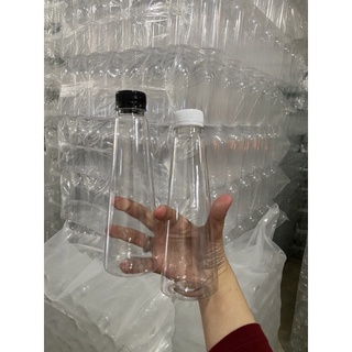 [Rẻ NHẤT] sỉ 200 chai Tam giác 330ml( thể tích thực 310ml) + nắp đen , trắng sang trọng đẹp mắt- bao gồm nắp