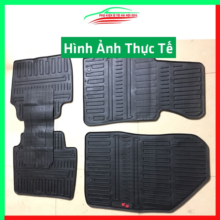 Thảm lót sàn cao su cho xe Kia K3 Mẫu 2 hàng chuẩn theo xe chịu lực tốt