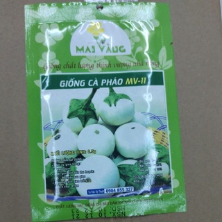 Hạt giống Cà Pháo Tím - Cà Pháo Trắng