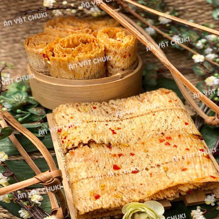 Mực cán tẩm gia vị hũ 200g ChuKi đồ ăn vặt Saigon | BigBuy360 - bigbuy360.vn