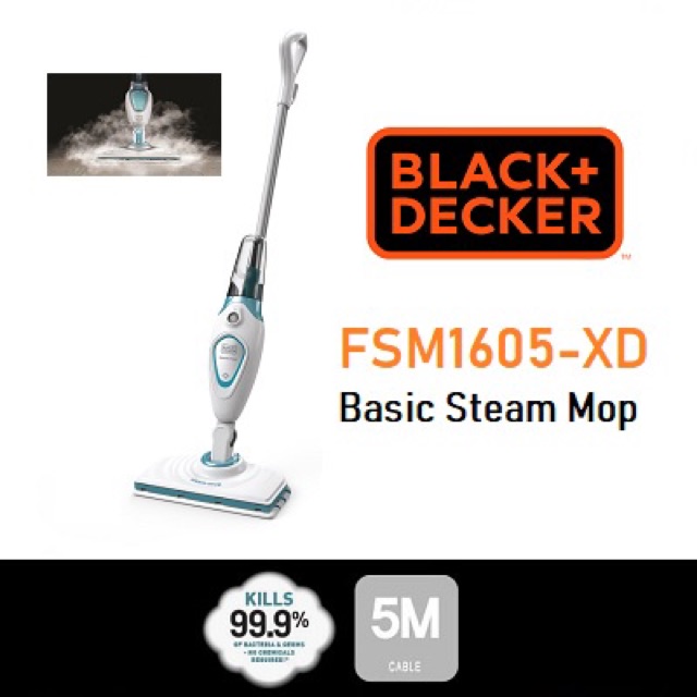 FSM1605-XD Máy lau sàn hơi nóng 1300w Black & Decker