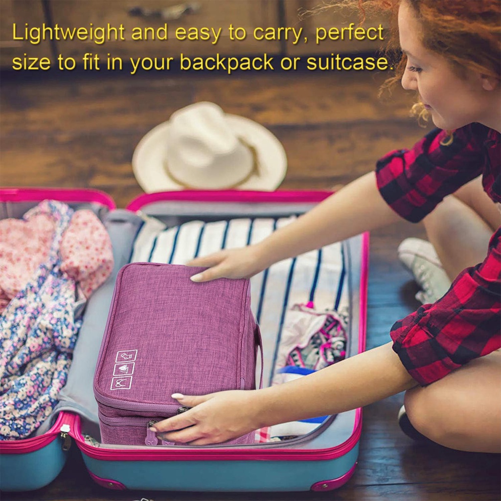 KUNHEV Túi Đựng Đồ Lót / Vớ Đa Năng Tiện Dụng Mang Theo Du Lịch Cho Nữ