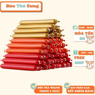 Xúc xích chó mèo có thể ăn liền đồ ăn vặt chó mỗi cây 15gr thức ăn chó kiểu bánh thưởng