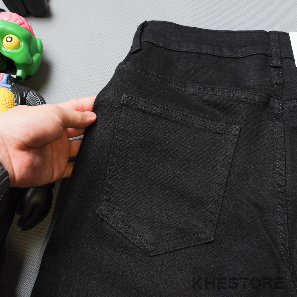 Quần Jeans Nam Khestore J-19 , Jeans Đen Trơn Xanh Phong Cách Hàn Quốc | BigBuy360 - bigbuy360.vn