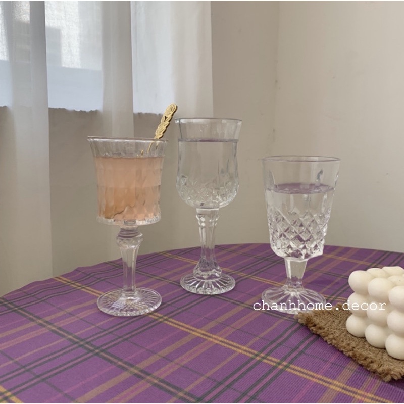 Khăn trải bàn caro Tím vải canvas dùng cho bàn học, nhà bếp, trang trí nhà cửa, khăn trải picnic du lịch Chanhhome.decor