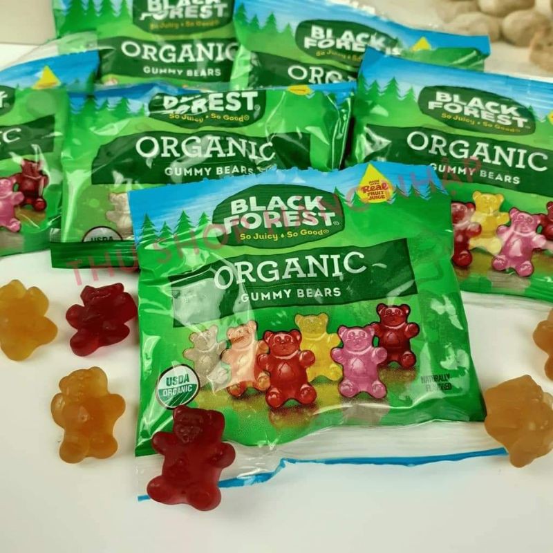 Kẹo dẻo hình gấu Gummy Bear Organic bổ sung vitamin cho bé