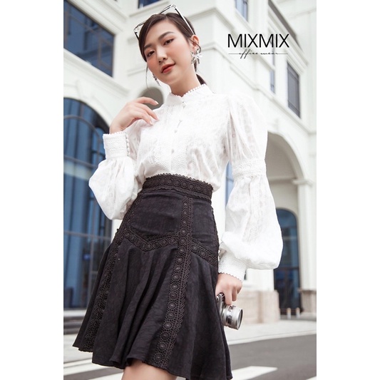 Chân váy viền ren Aboli - Hàng thiết kế Mixmix