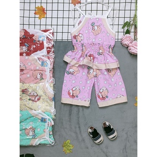 Bộ lụa dây phối nơ bé