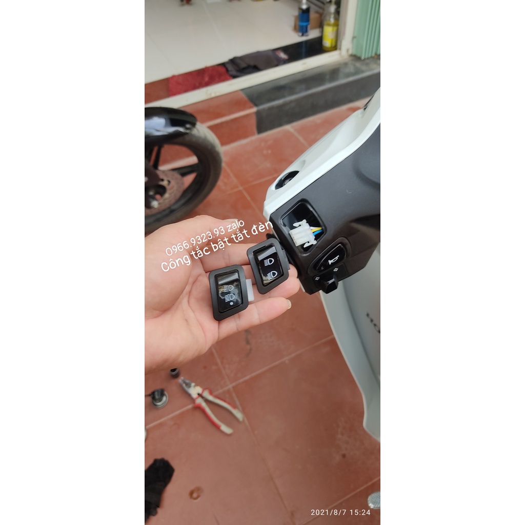 Công Tắc Tắt Đèn Cho Xe Honda Vision 2021 - Vision 2022, Wave 2021, RSX,