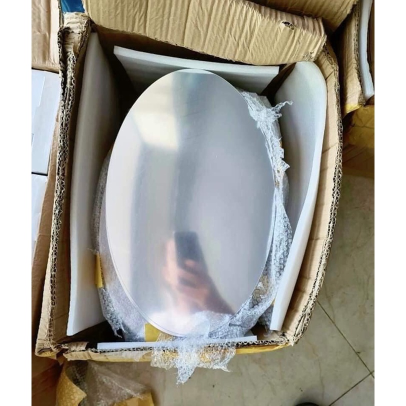 Gương dẻo dán tường mẫu oval kích thước 17x27cm