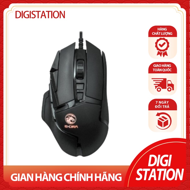 Chuột Gaming Có Dây EDRA EM6502 , EM6502 PRO  RGB LED, Chính Hãng - BH 2 Năm