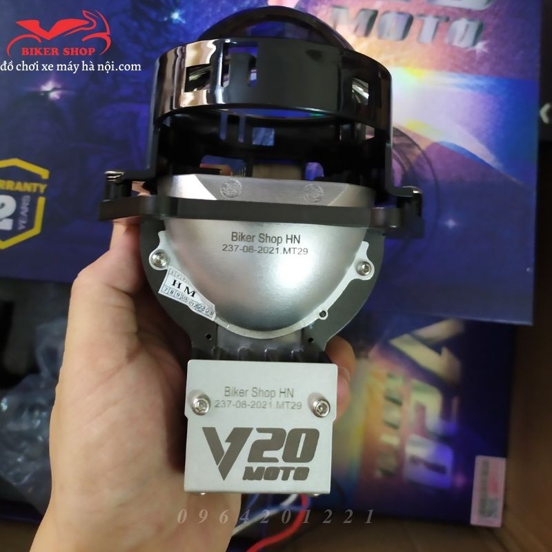 BI CẦU LED CHÍNH HÃNG XLIGHT V20 MOTO CÔNG SUẤT 55W - NHIỆT MÀU 5500K- BẢO HÀNH 2 NĂM
