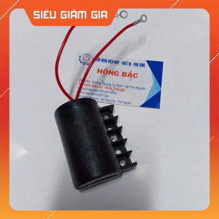 01 tụ điện 10MF cá sấu - bắt ốc dùng cho bơm nước và thiết bị điện khác