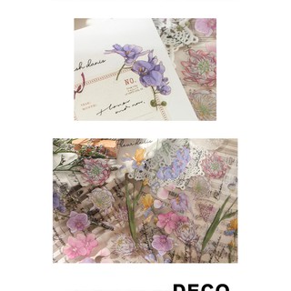 Sticker hoa lá chống nước