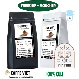 1KG cà phê Culi loại bột cafe nguyên chất rang mộc 2 gói 500gr