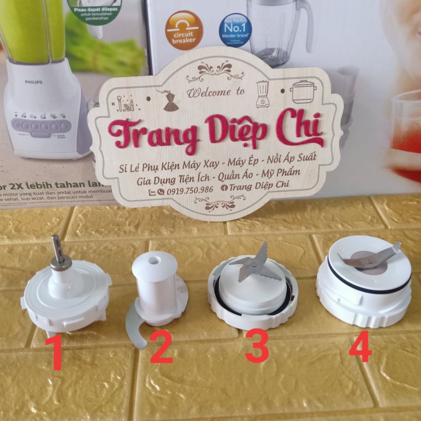Linh kiện máy xay philip hr2115/hr2118