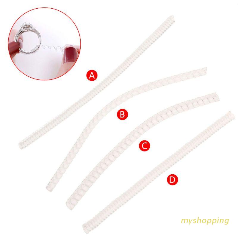 Dụng cụ điều chỉnh giảm kích thước nhẫn dây xoắn ốc vô hình trong suốt tiện lợi