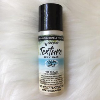 Dầu Gội Sexyhair Texture Sexy Hair Clean Wave Texturizing Styling Shampoo Tạo Sóng Cho Tóc mini (unbox)