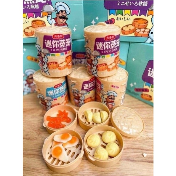 KẸO DẺO XỬNG 4 NGĂN SIÊU NGON CHO BÉ HỘP TO 40g - ảnh chụp thật!