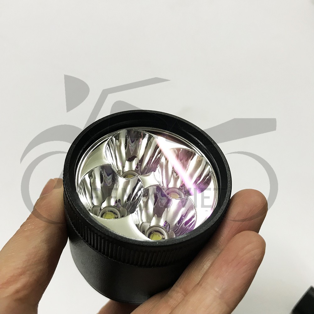 [CÓ VIDEO] Đèn trợ sáng L4 kính tím cực sáng công suất CHỈ 19W độ sáng lên tới 4447 Lux lắp được mọi loại xe Lỗi 1 đổi 1