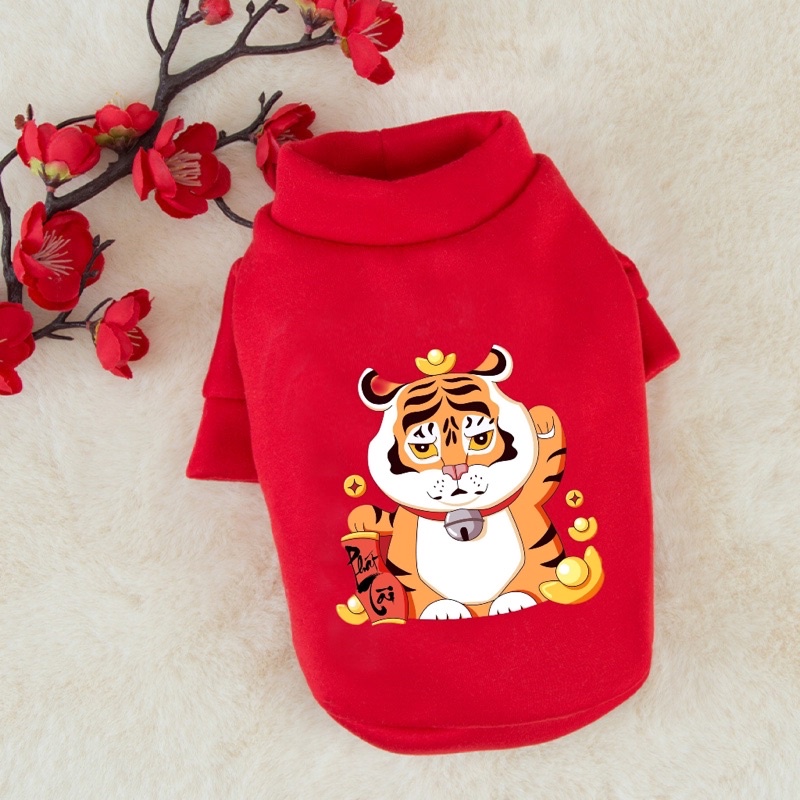 Áo Tết nhiều hình xinh cho chó mèo