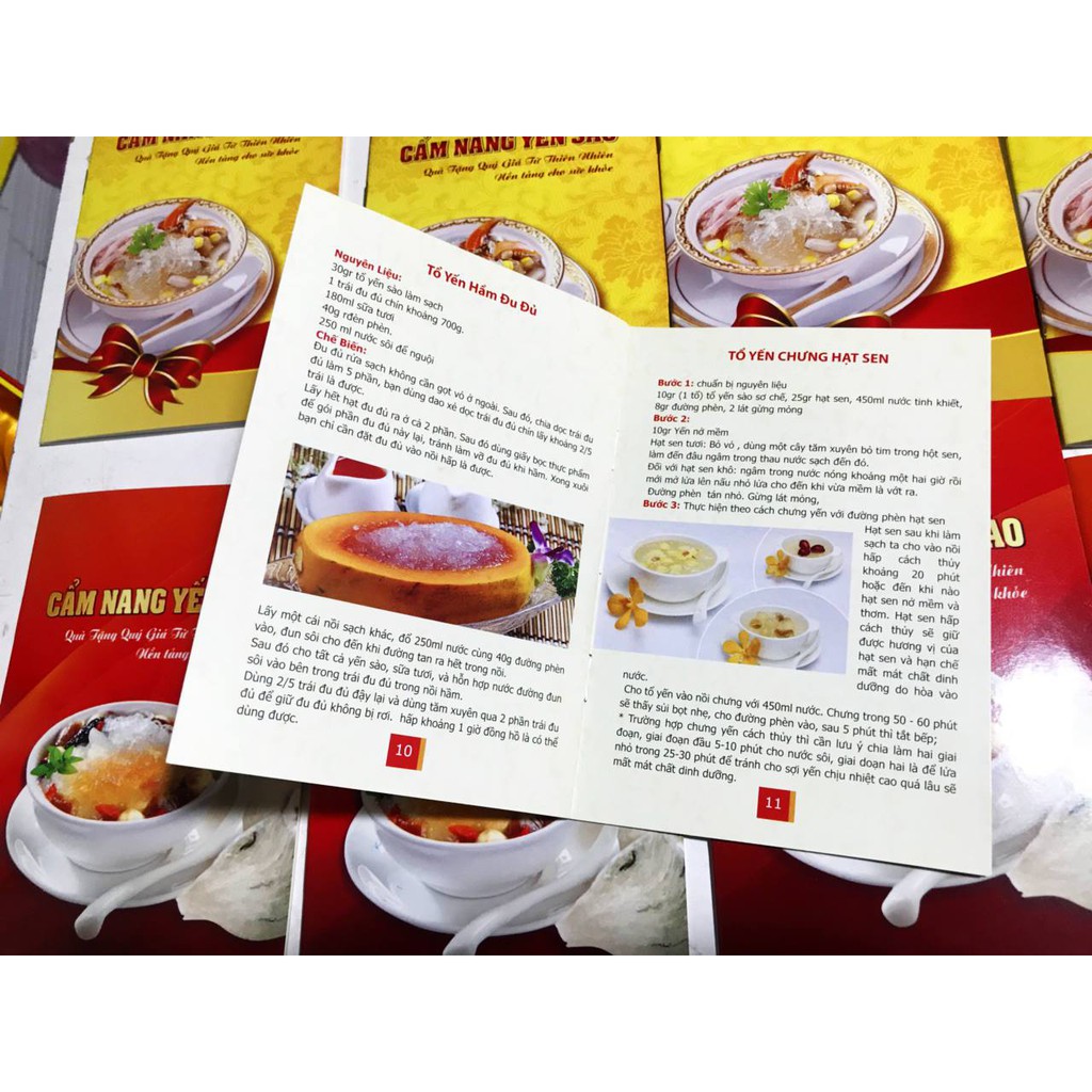 10 CUỐN CẨM NANG YẾN SÀO 16 TRANG LUÔN BÌA | BigBuy360 - bigbuy360.vn