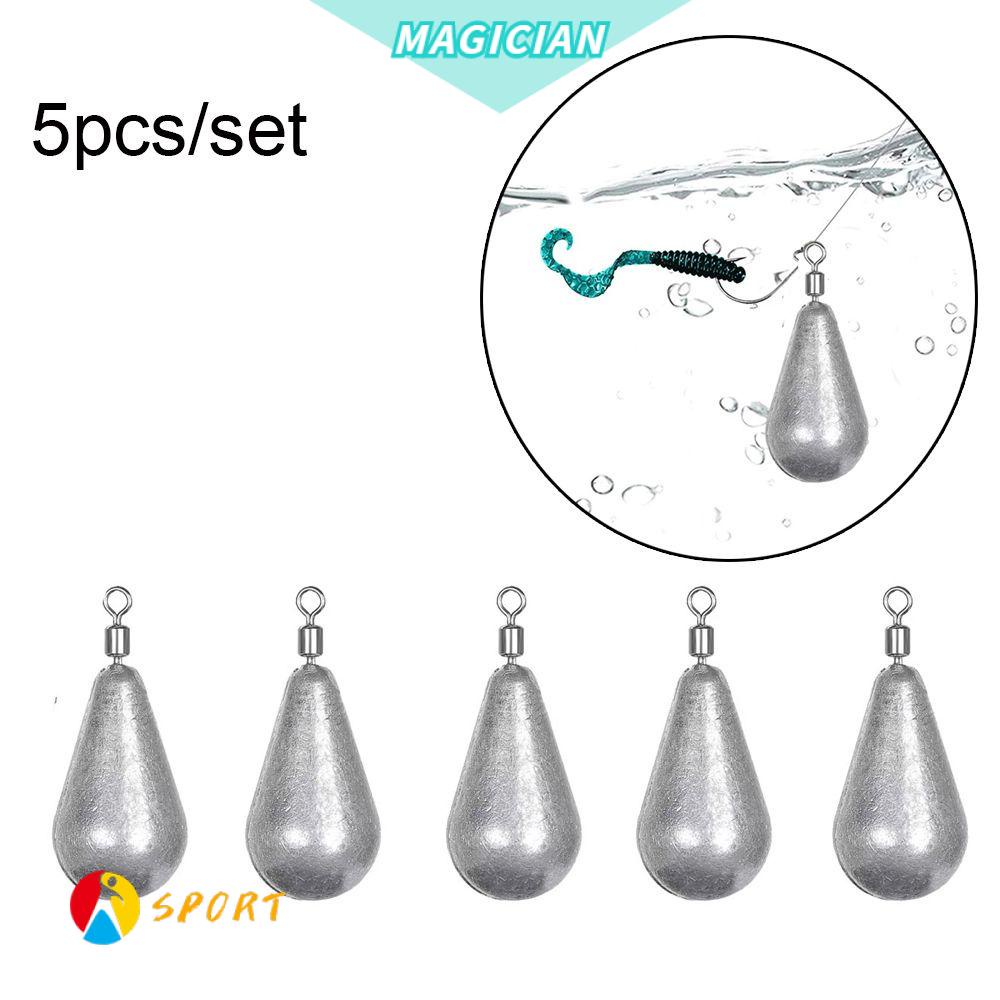 Bộ 5 viên chì câu cá trọng lượng 5g/7g/10g/14g/20g