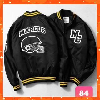 Áo khoác dù bomber unisex form rộng MARCUS bóng chày nam nữ ulzzang Gemini