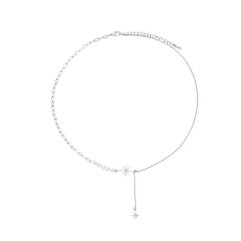 Vòng cổ QIHE JEWELRY đính ngọc trai giả sang trọng cho nữ