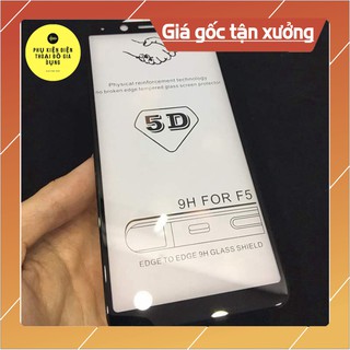 KÍNH CƯỜNG LỰC 5D OPPO F5 FULL KEO