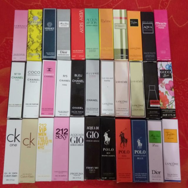 Combo 30c nước hoa 4d