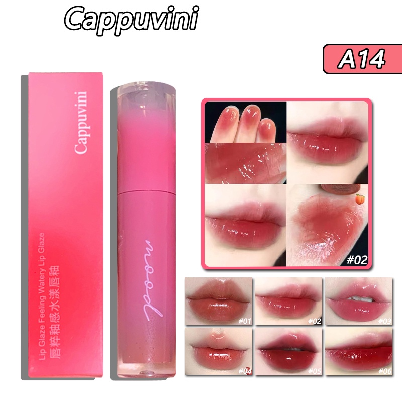 Son kem bóng CAPPUVINI dưỡng ẩm làm đẹp môi